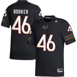 Men Adam Booker Black Miami Hurricanes #46 College Football 2025-26 Jerseys 541110-492