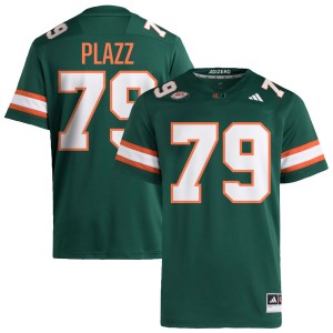 Men Deryc Plazz Green Miami Hurricanes #79 College Football 2025 Jerseys 134395-555