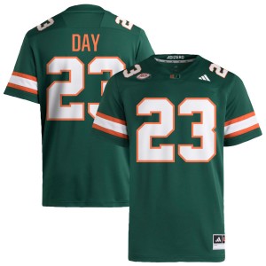 Men Dylan Day Green Miami Hurricanes #23 College Football Player Jerseys 189317-527