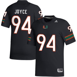 Men Dylan Joyce Black Miami Hurricanes #94 College Football Limited Jerseys 685760-708