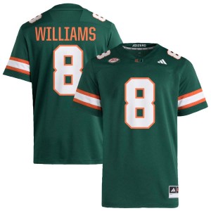 Men Emory Williams Green Miami Hurricanes #8 College Football 2025-26 Jerseys 617740-920