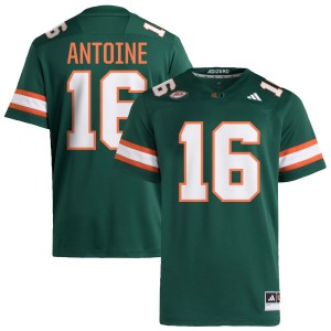 Men Ja'Boree Antoine Green Miami Hurricanes #16 College Football 2025 Jerseys 164232-625