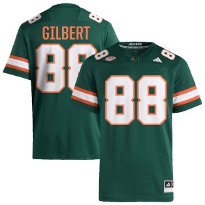 Men Luka Gilbert Green Miami Hurricanes #88 College Football 2025-26 Jerseys 803739-393