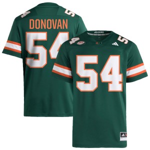Men Michael Donovan Green Miami Hurricanes #54 College Football 2025 Jerseys 432325-790