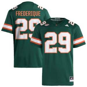 Men OJ Frederique Jr. Green Miami Hurricanes #29 College Football Limited Jerseys 687601-532