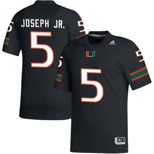 Men Ray Ray Joseph Jr. Black Miami Hurricanes #5 College Football Embroidery Jerseys 339666-381