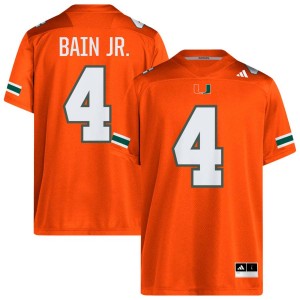 Men Rueben Bain Jr. Orange Miami Hurricanes #4 College Football Limited Jerseys 830584-710