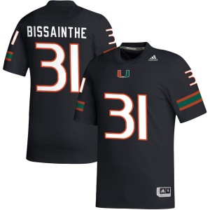 Men Wesley Bissainthe Black Miami Hurricanes #31 College Football 2025 Jerseys 874500-539