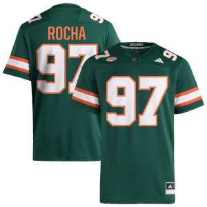 Men Will Rocha Green Miami Hurricanes #97 College Football Limited Jersey 530138-952