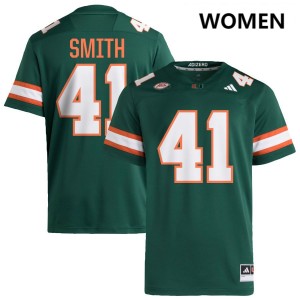 Women Chase Smith Green Miami Hurricanes #41 College Football 2025 Jerseys 714638-862