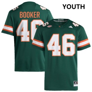 Youth Adam Booker Green Miami Hurricanes #46 College Football 2025-26 Jersey 751395-846