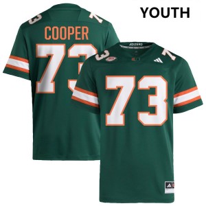 Youth Anez Cooper Green Miami Hurricanes #73 College Football Alumni Jersey 918197-875