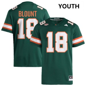 Youth Armondo Blount Green Miami Hurricanes #18 College Football 2025-26 Jerseys 793519-148