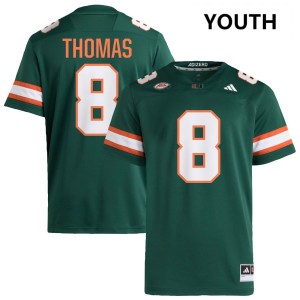 Youth Jakobe Thomas Green Miami Hurricanes #8 College Football 2025-26 Jerseys 539558-511