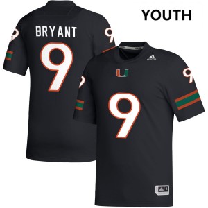 Youth Malik Bryant Black Miami Hurricanes #9 College Football 2025-26 Jerseys 909118-114